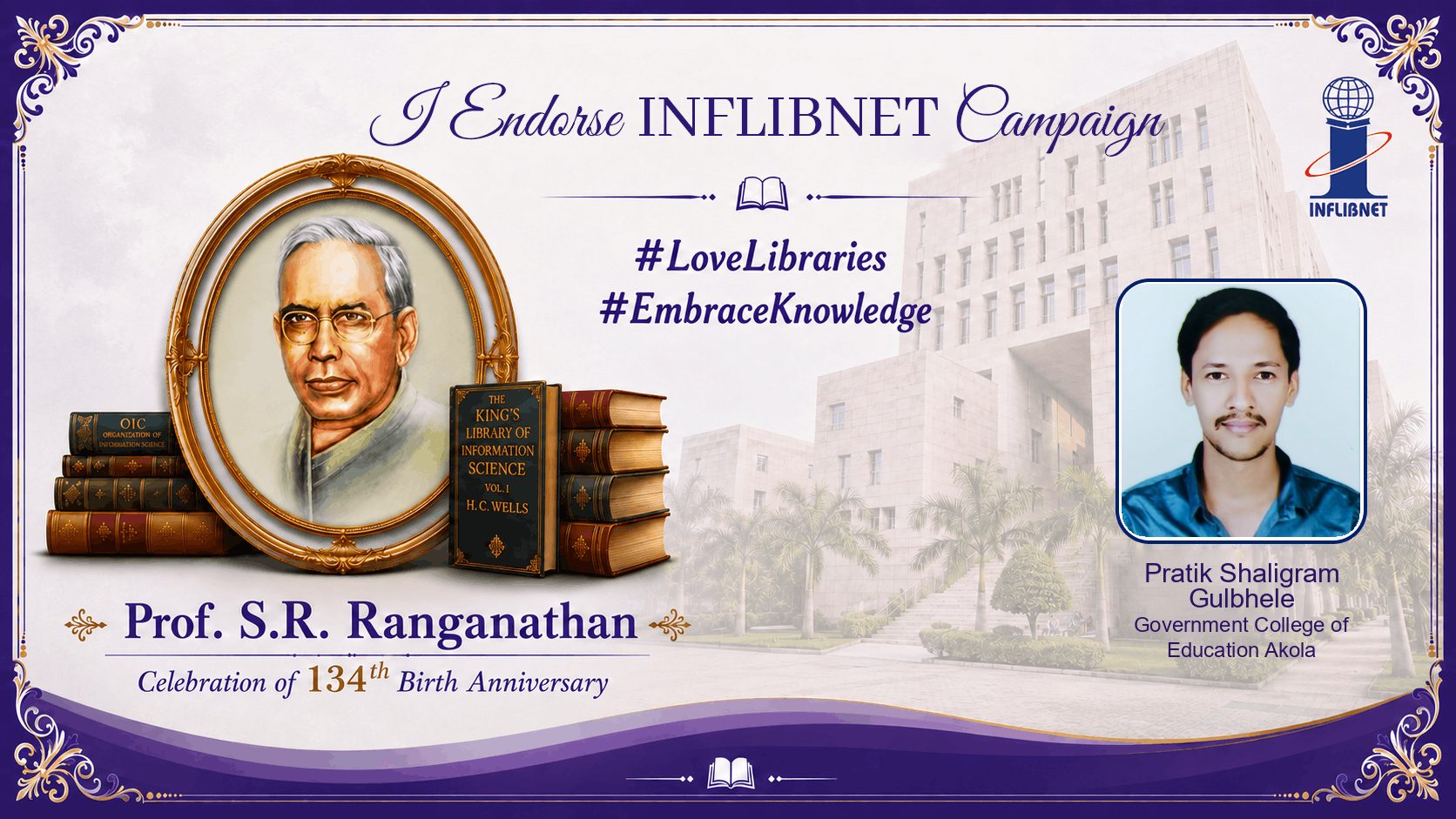 Library Day Endorse Badge