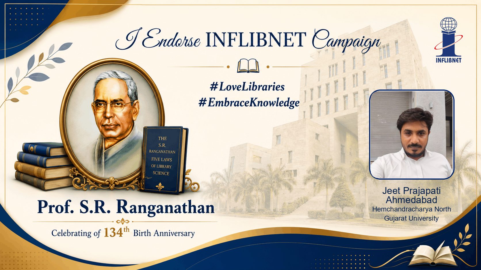 Library Day Endorse Badge