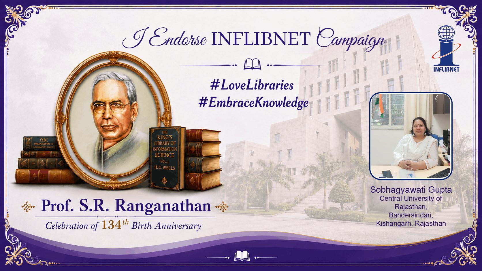 Library Day Endorse Badge