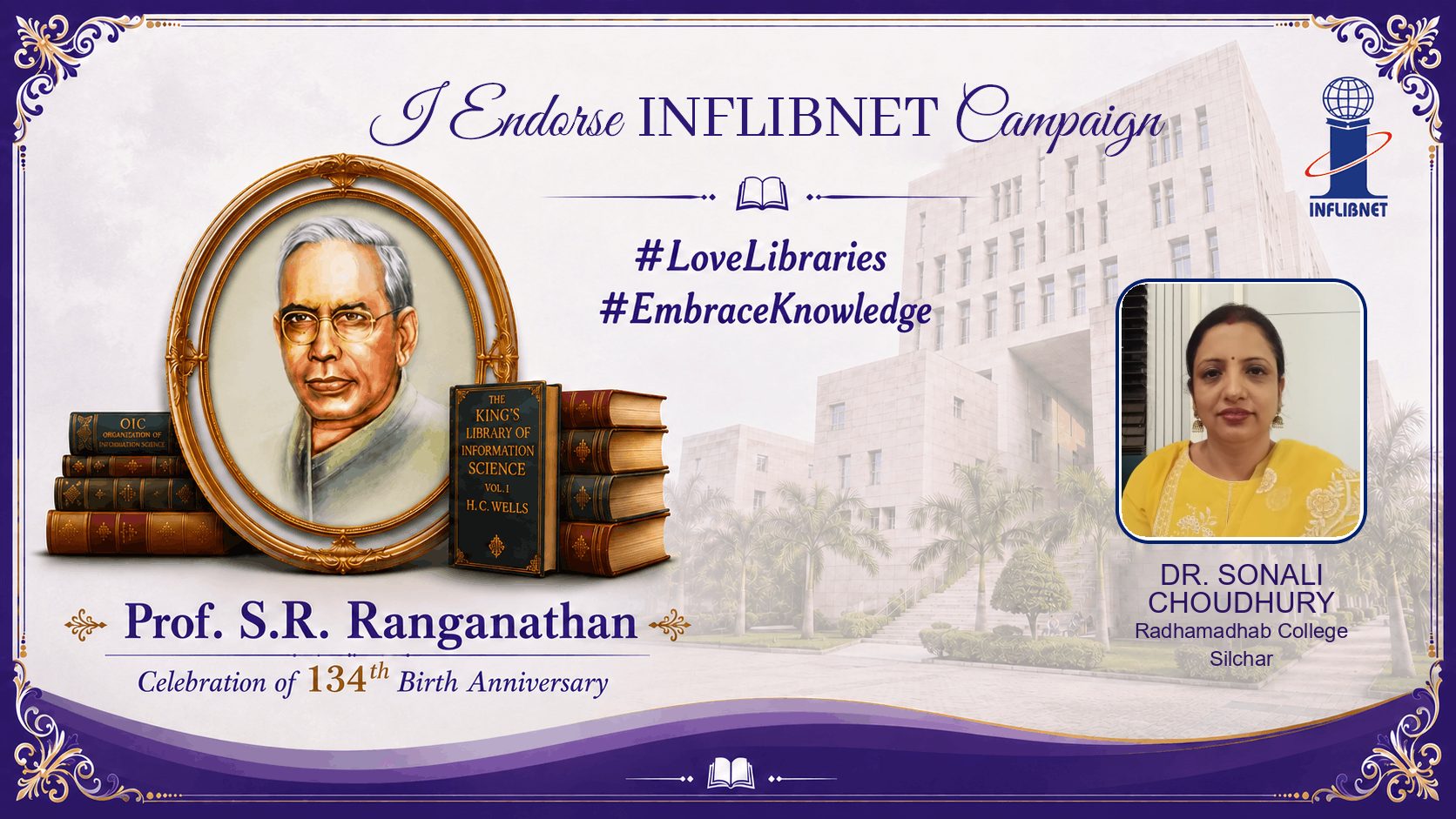 Library Day Endorse Badge