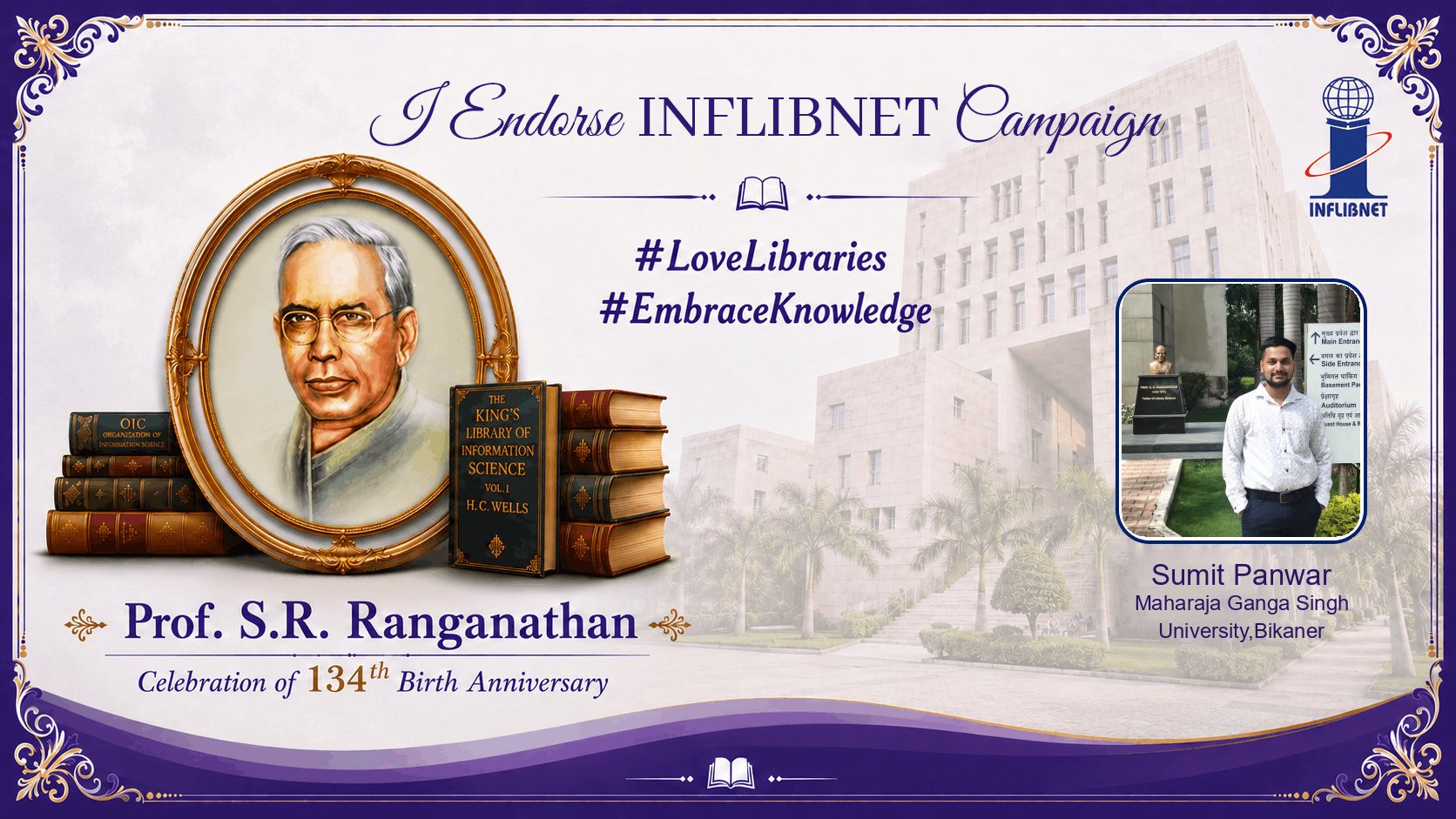 Library Day Endorse Badge