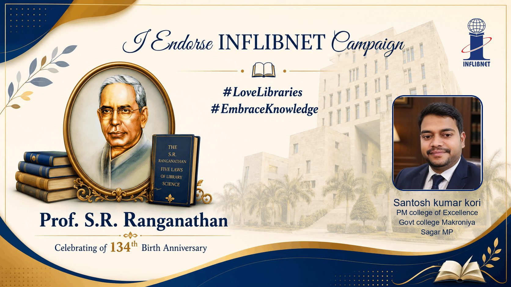Library Day Endorse Badge