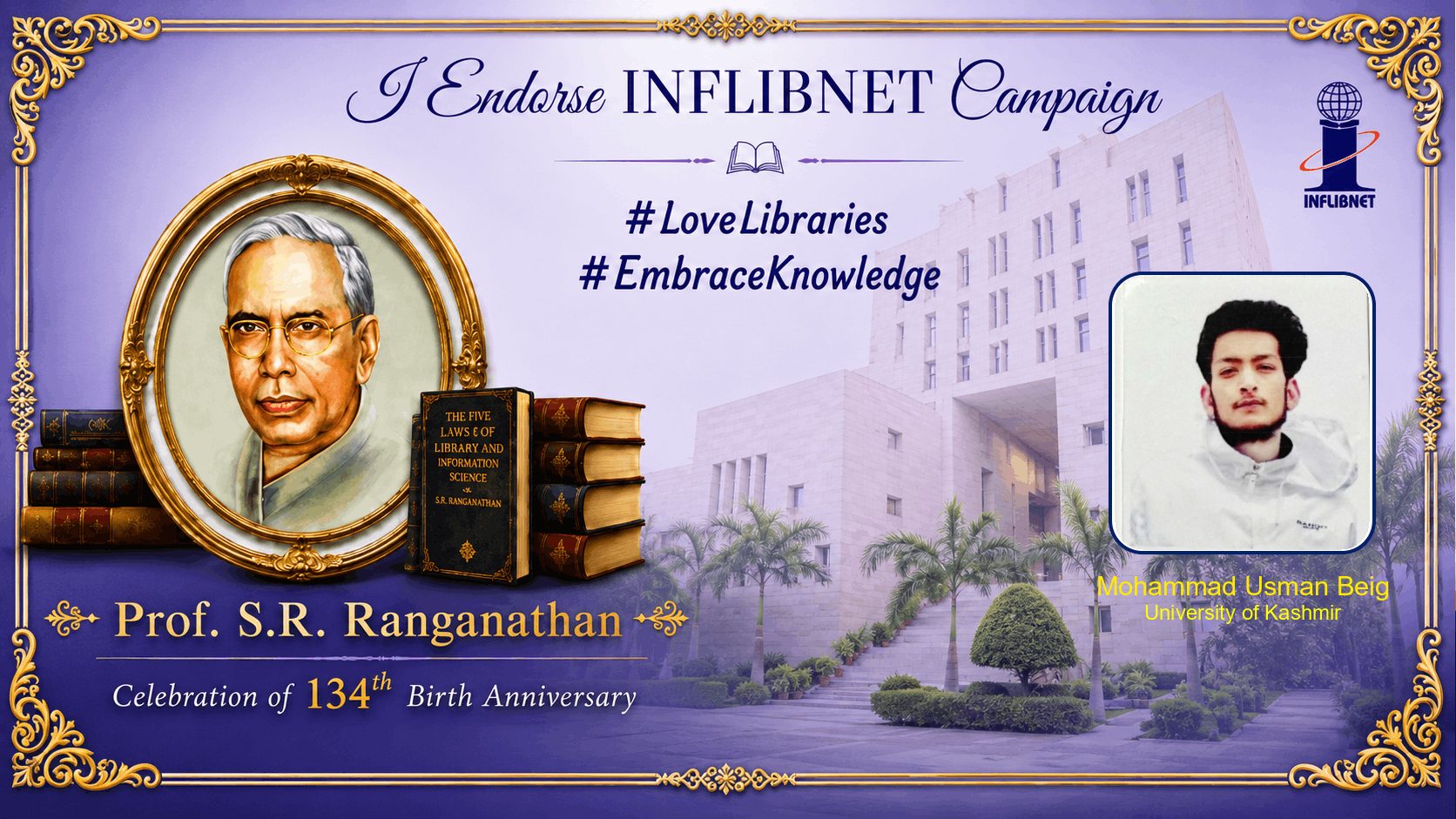 Library Day Endorse Badge