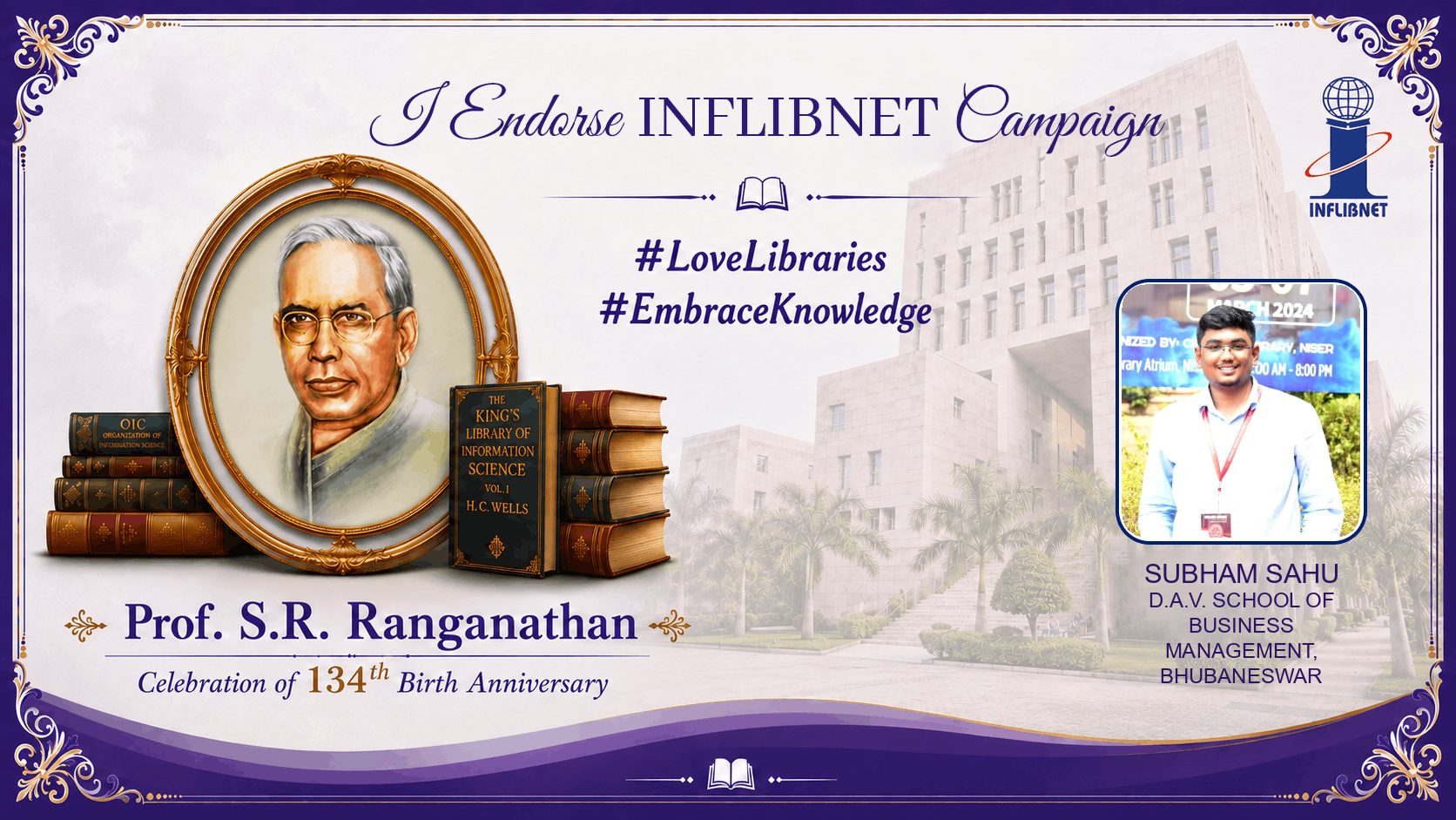 Library Day Endorse Badge