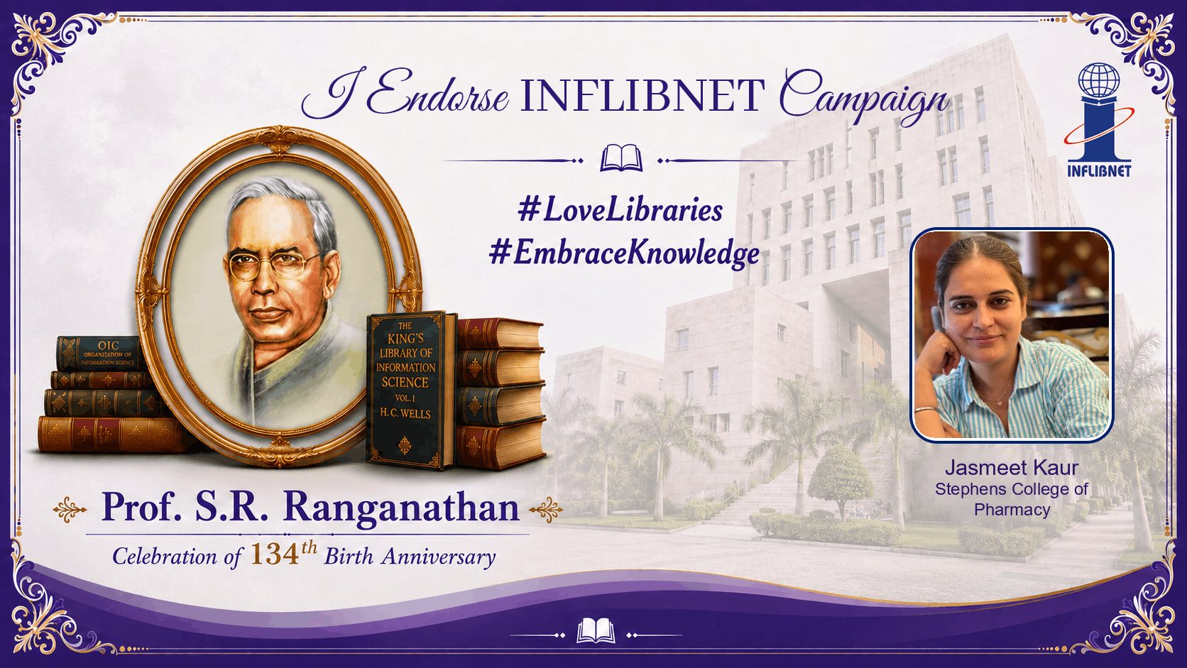 Library Day Endorse Badge