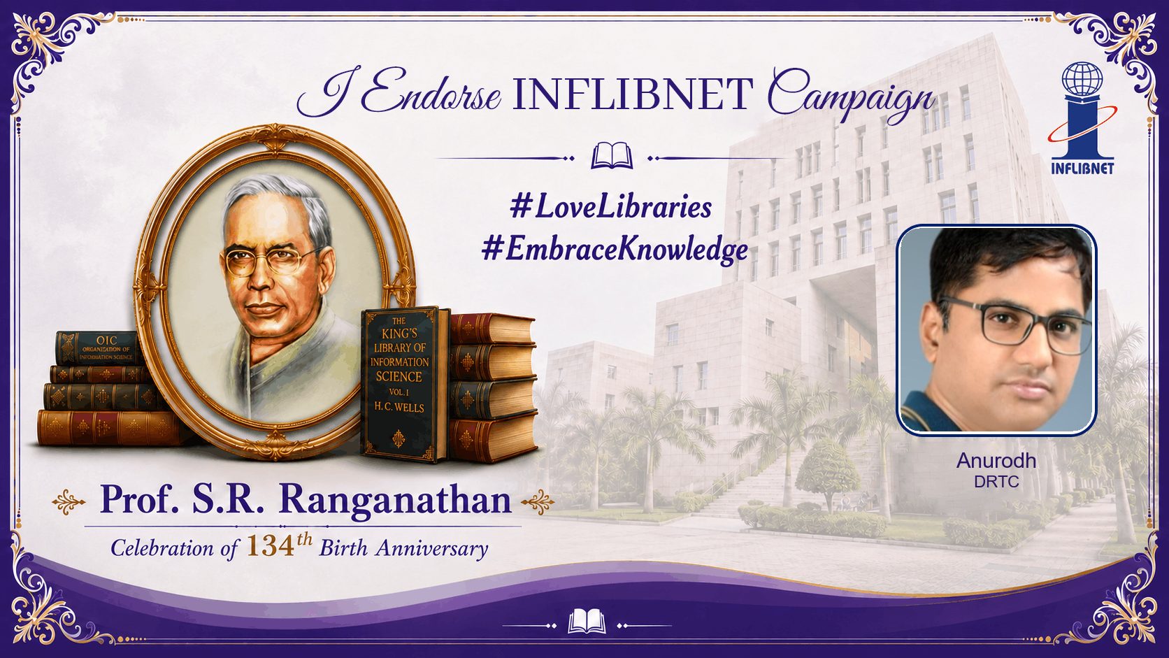 Library Day Endorse Badge