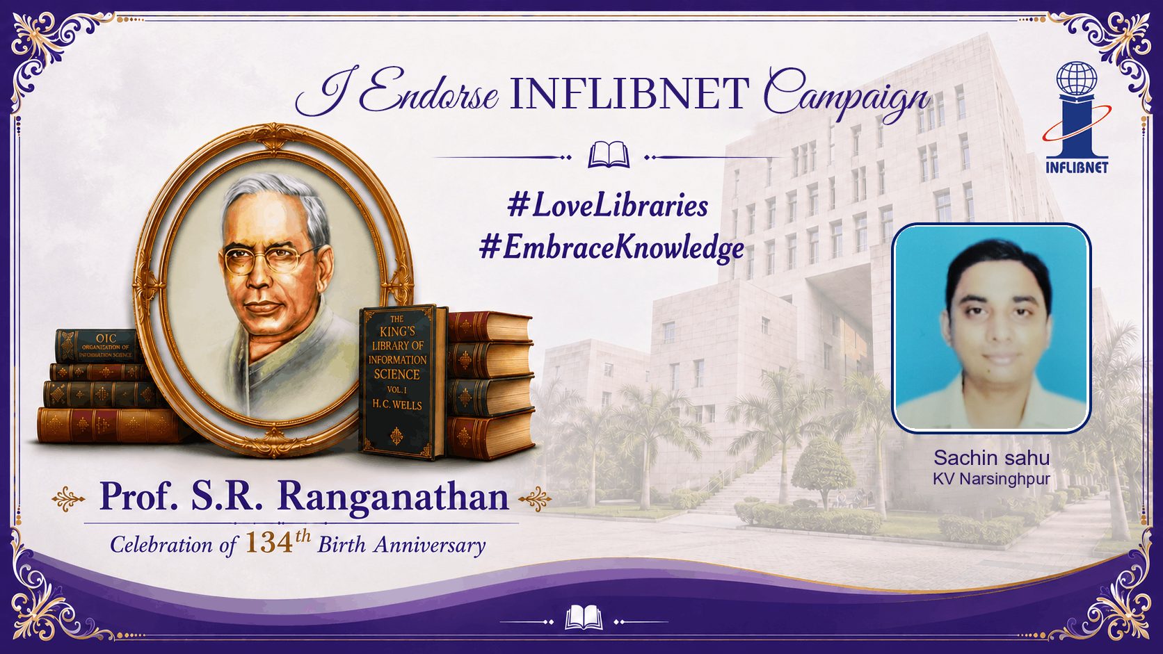 Library Day Endorse Badge