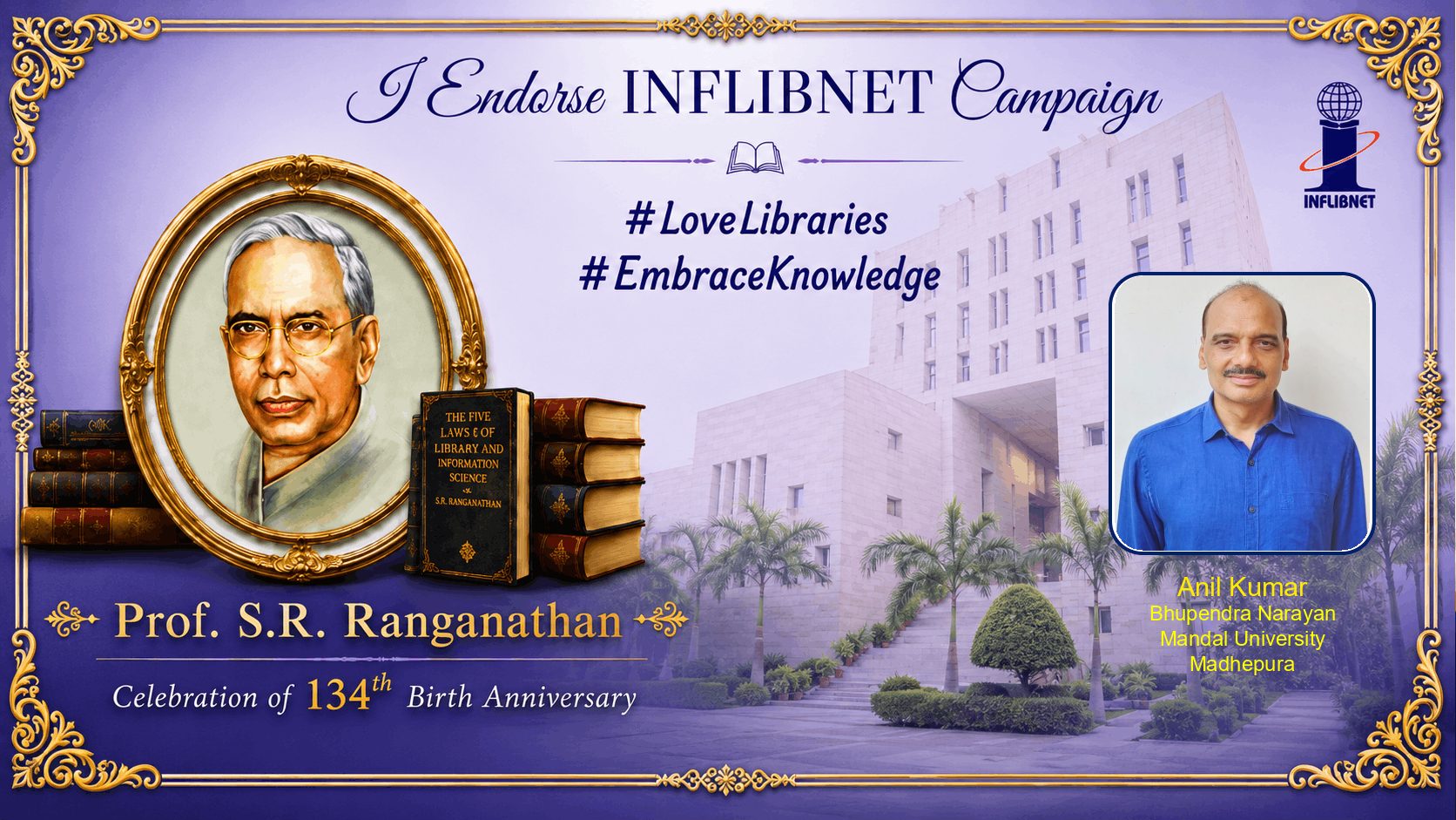 Library Day Endorse Badge