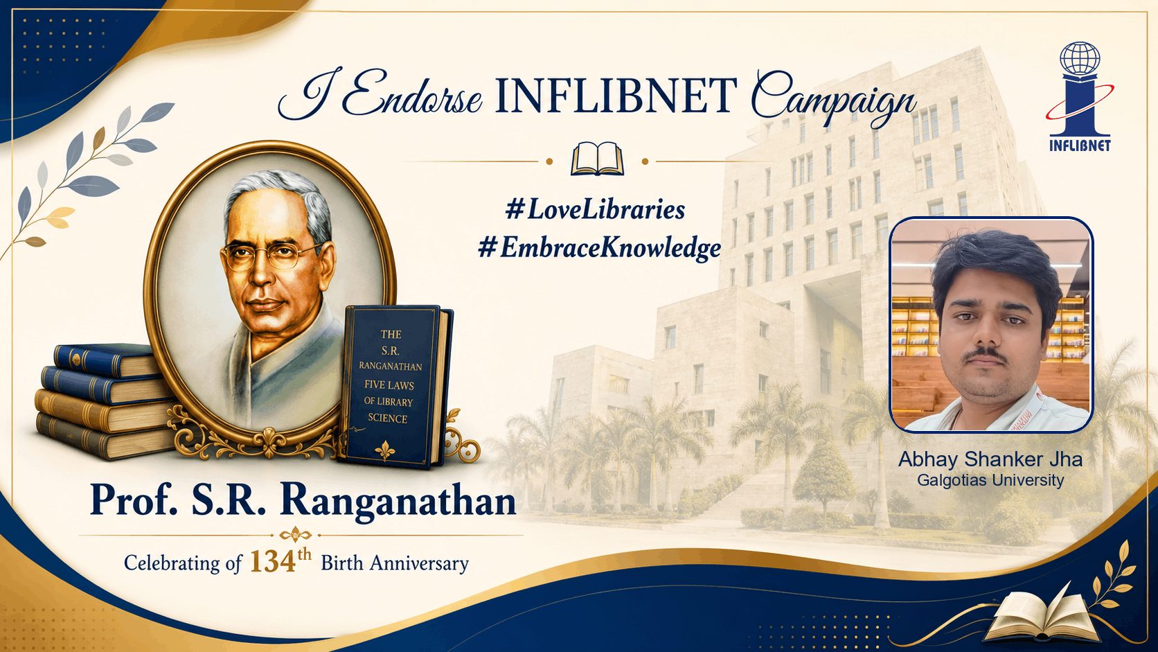 Library Day Endorse Badge