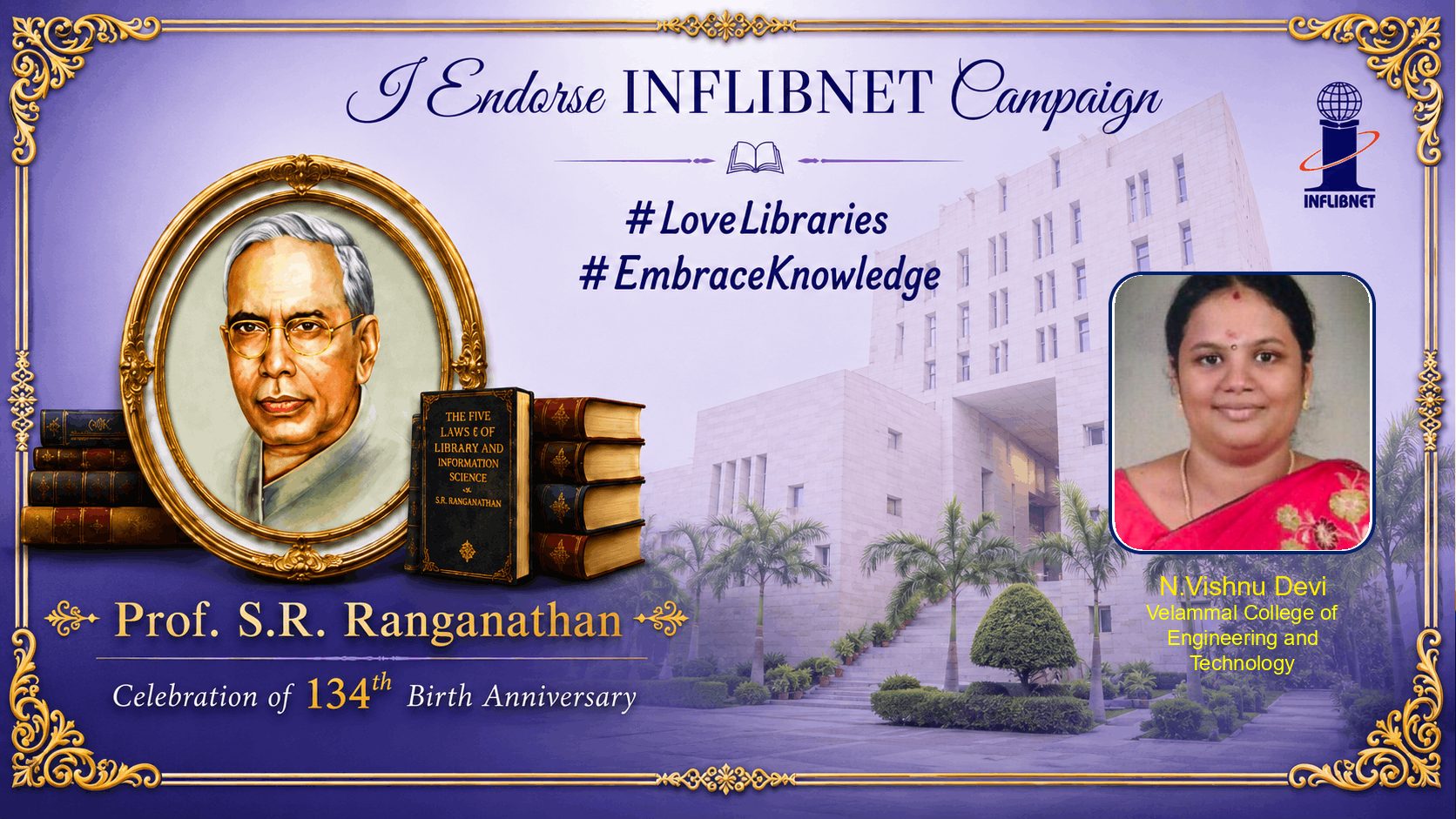 Library Day Endorse Badge