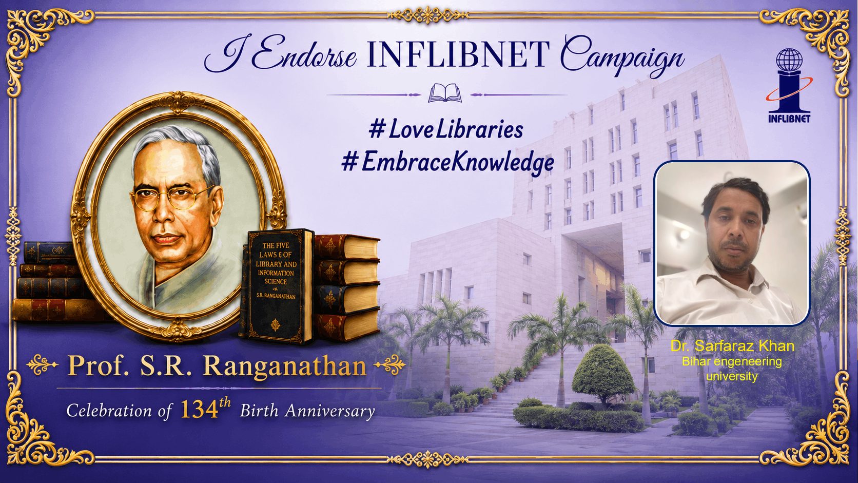 Library Day Endorse Badge