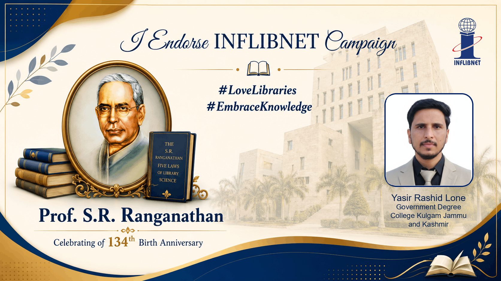 Library Day Endorse Badge