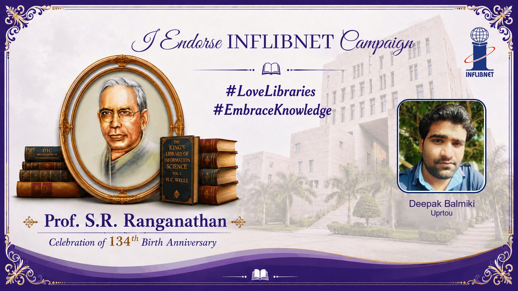 Library Day Endorse Badge
