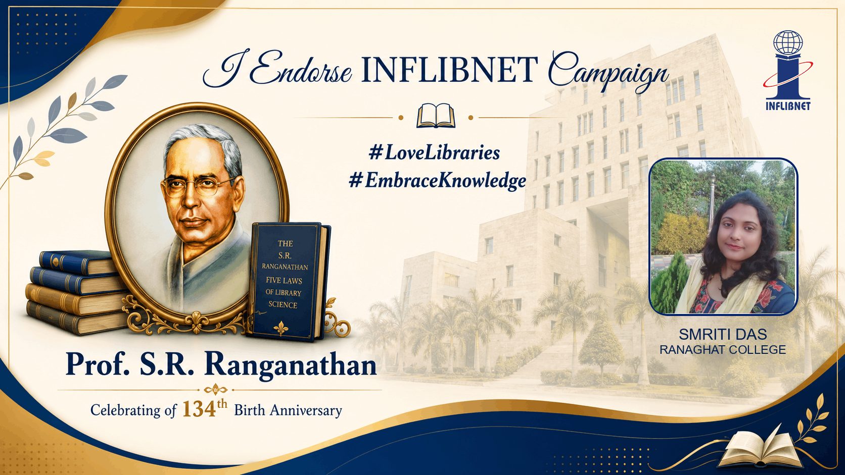 Library Day Endorse Badge