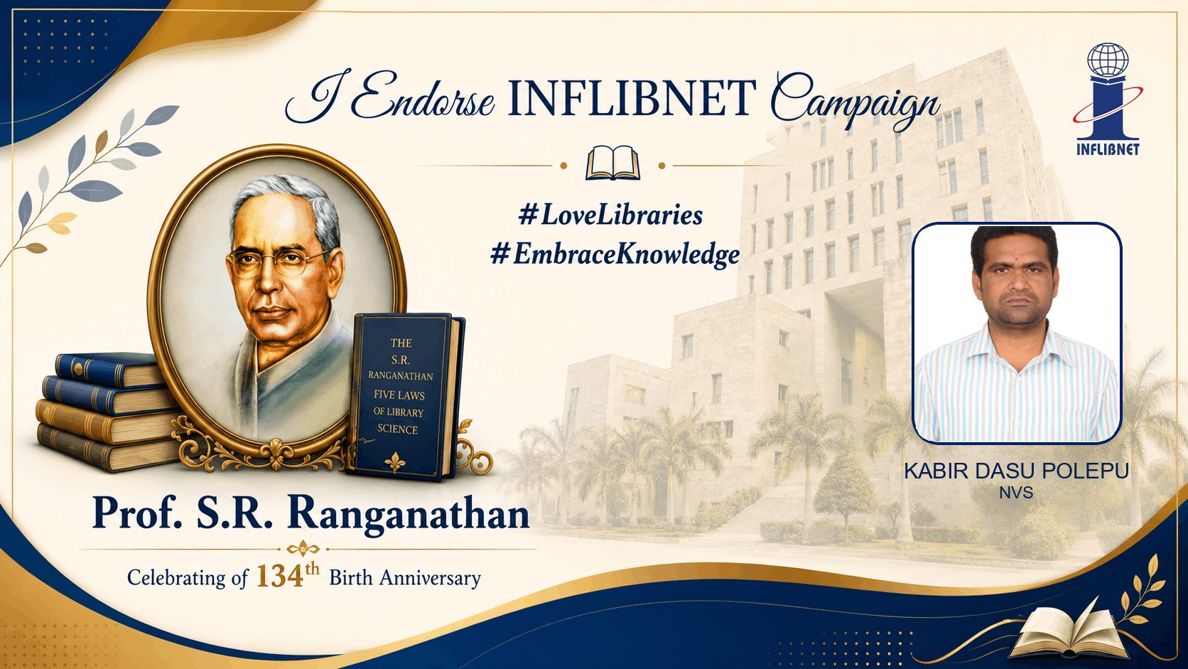 Library Day Endorse Badge