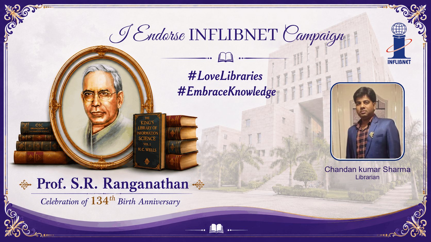 Library Day Endorse Badge