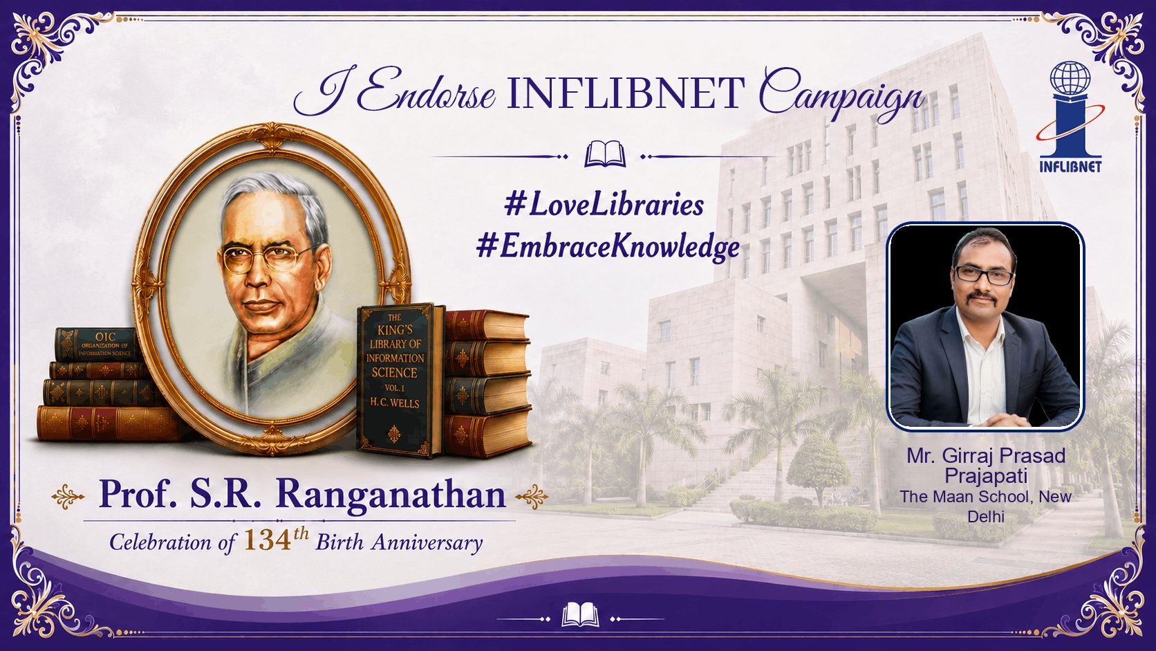 Library Day Endorse Badge