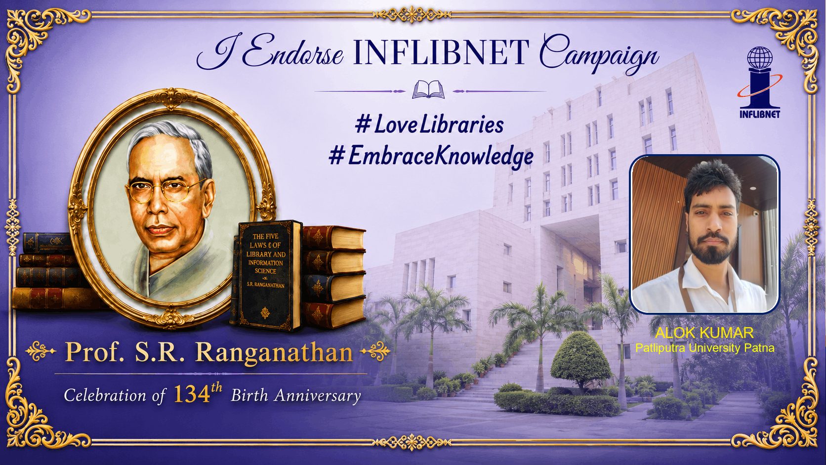 Library Day Endorse Badge
