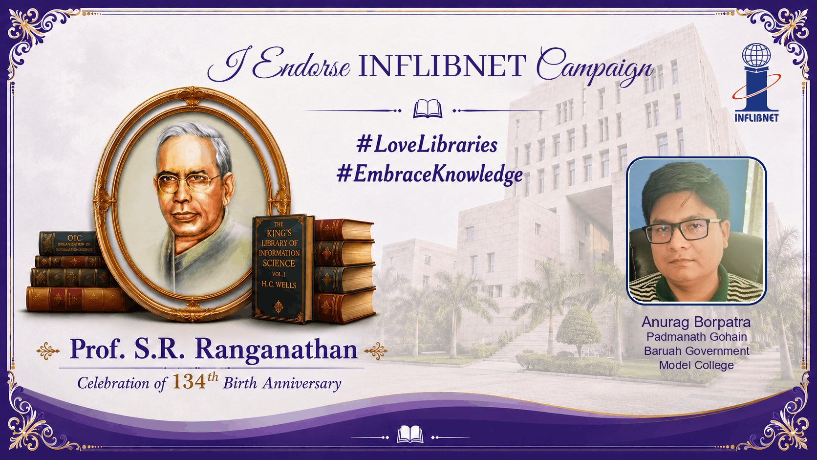 Library Day Endorse Badge