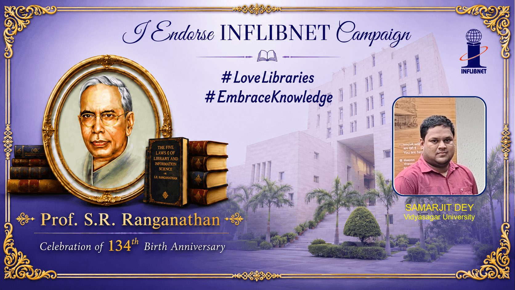 Library Day Endorse Badge