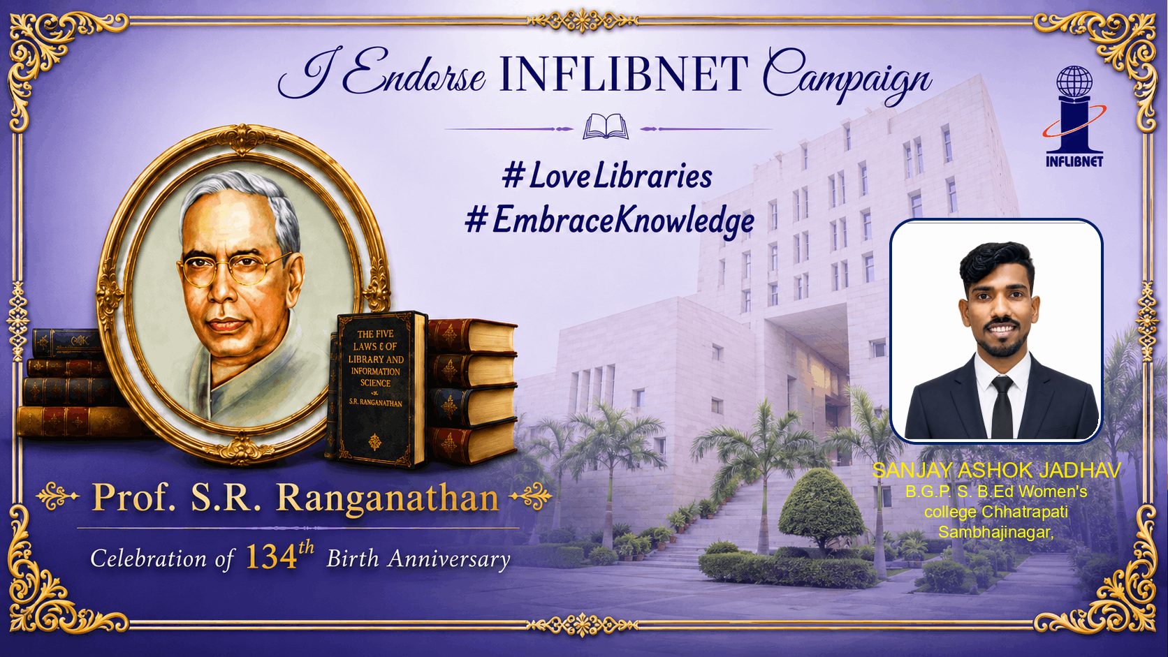 Library Day Endorse Badge