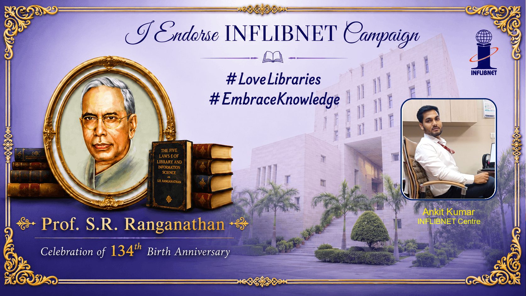 Library Day Endorse Badge
