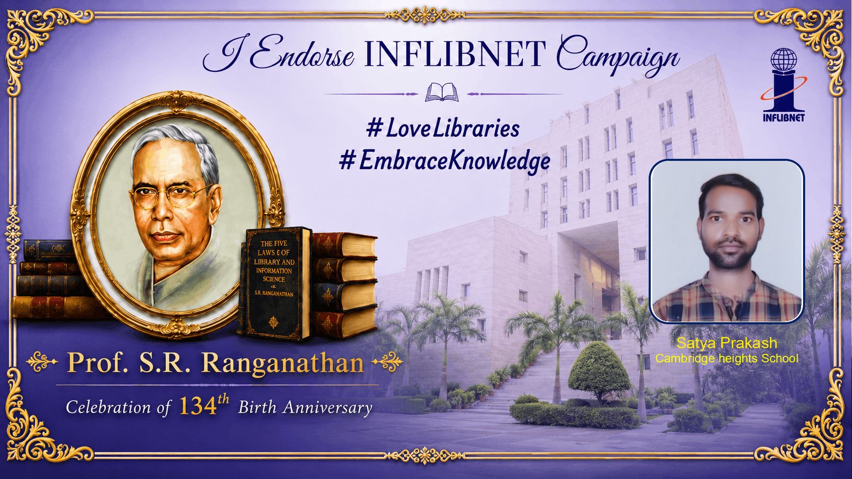 Library Day Endorse Badge
