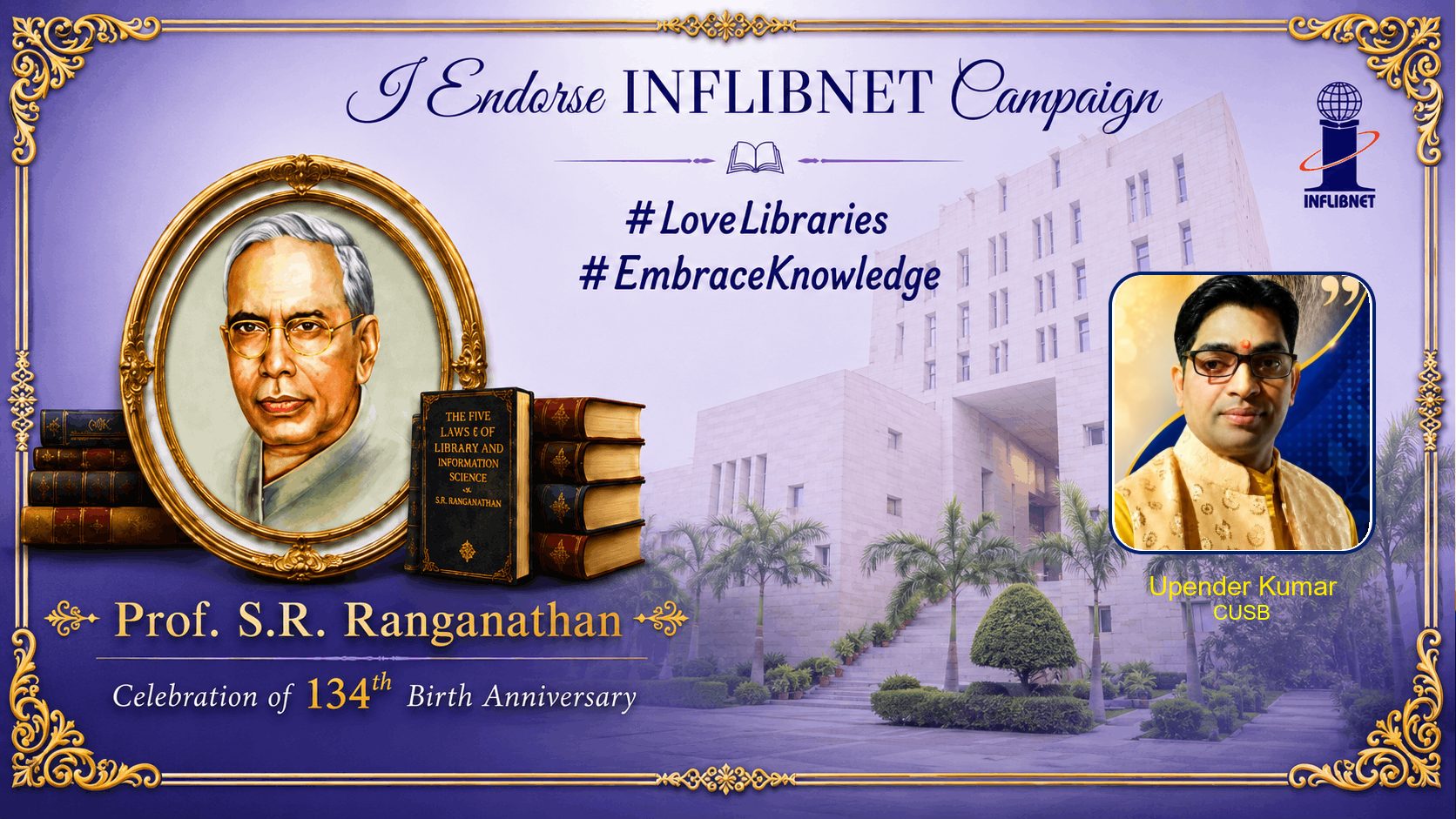 Library Day Endorse Badge