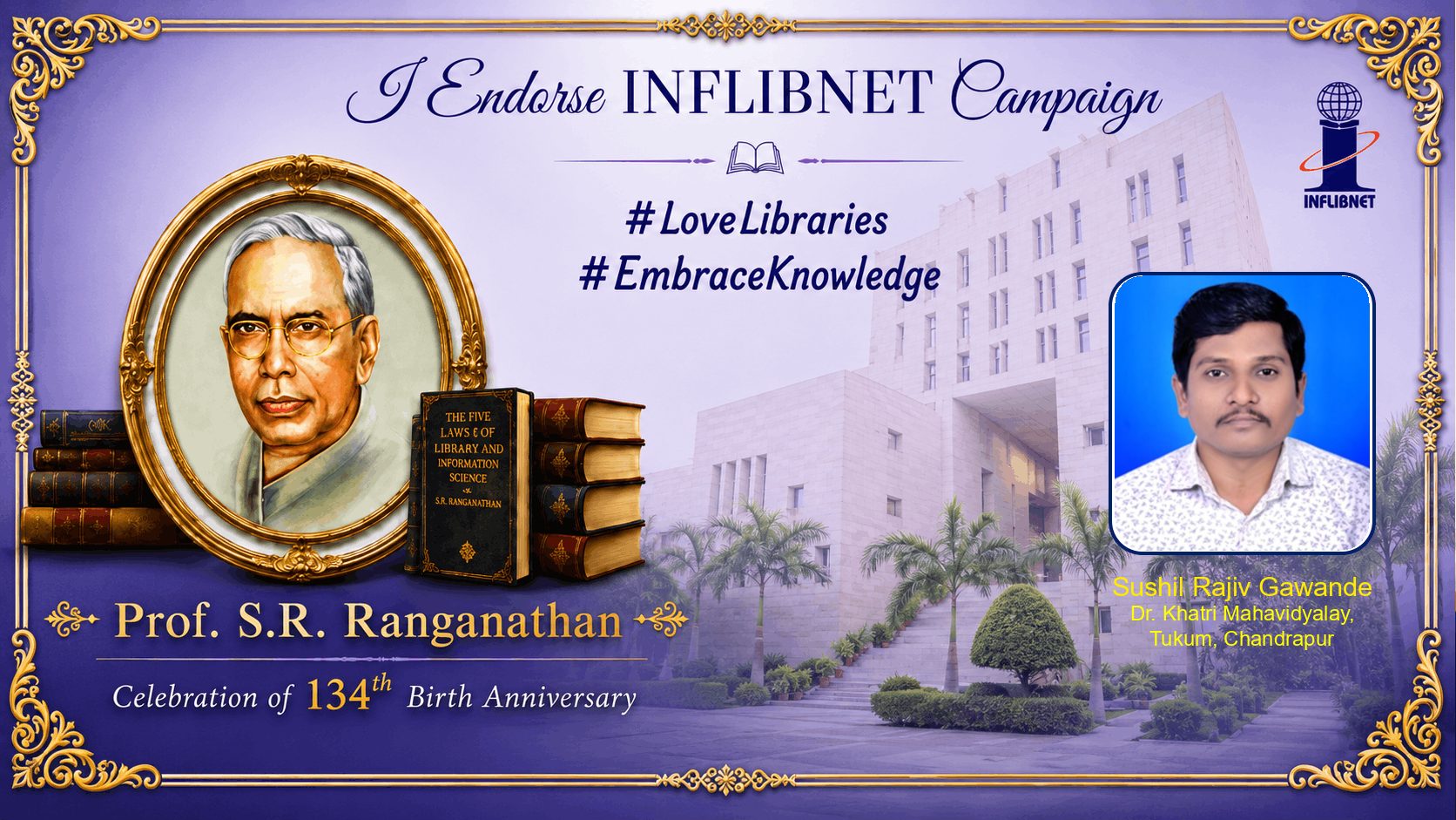 Library Day Endorse Badge