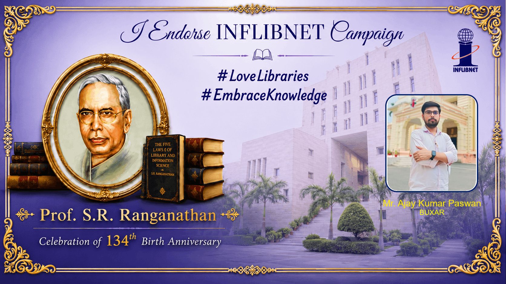 Library Day Endorse Badge