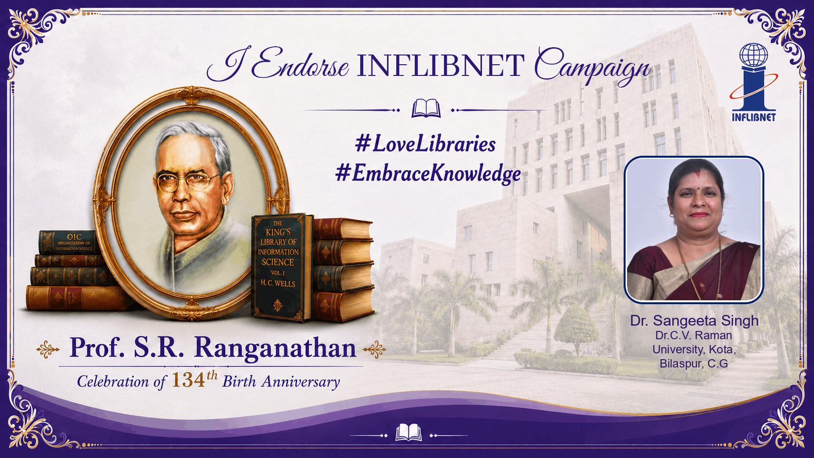Library Day Endorse Badge