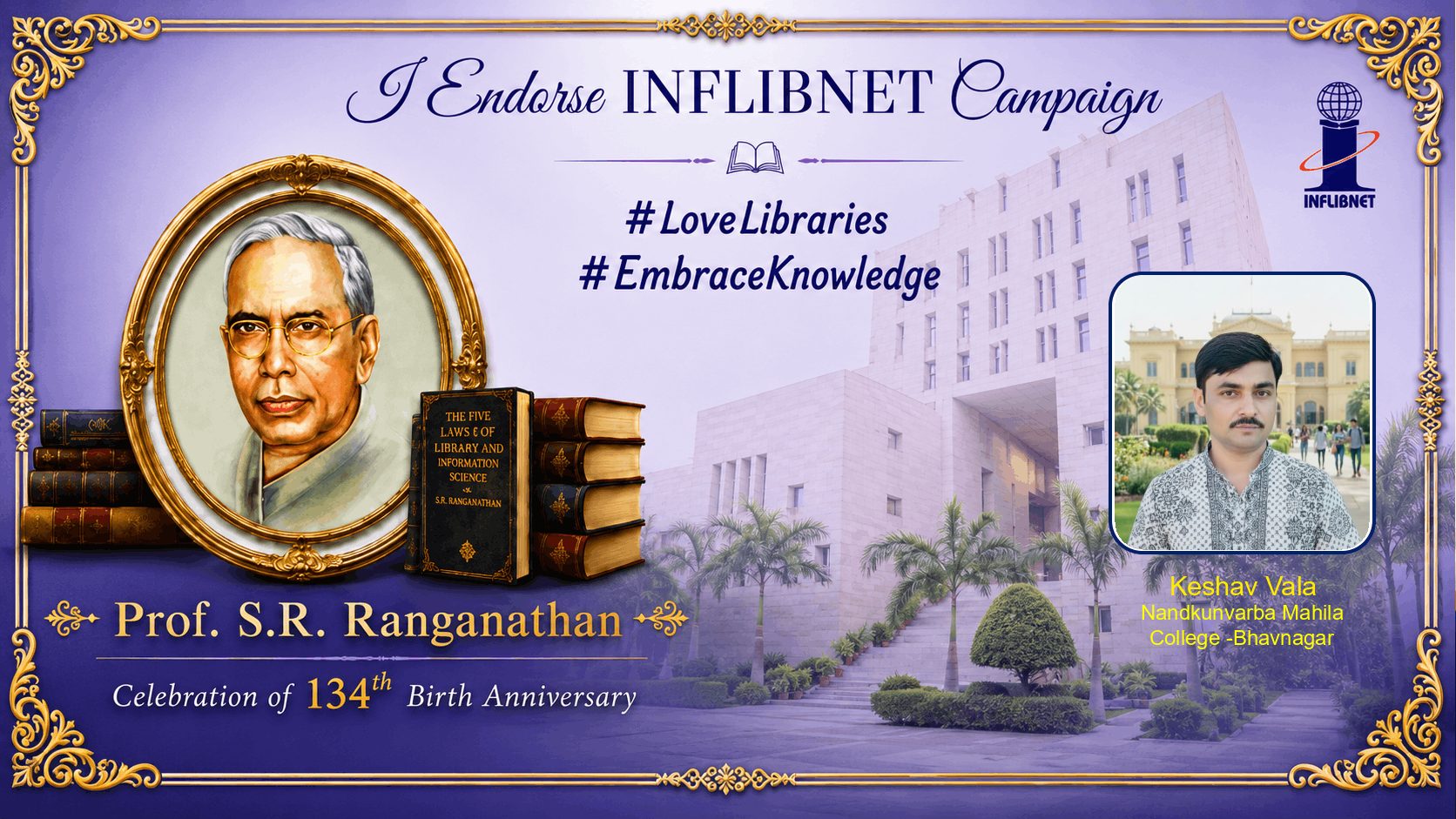 Library Day Endorse Badge