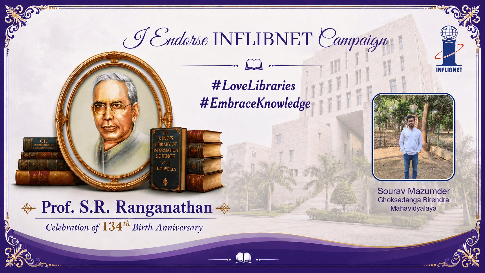 Library Day Endorse Badge