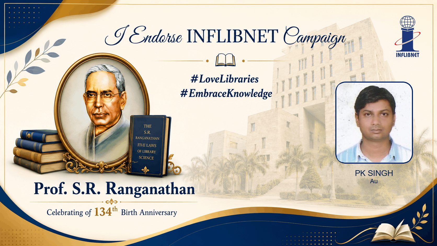 Library Day Endorse Badge