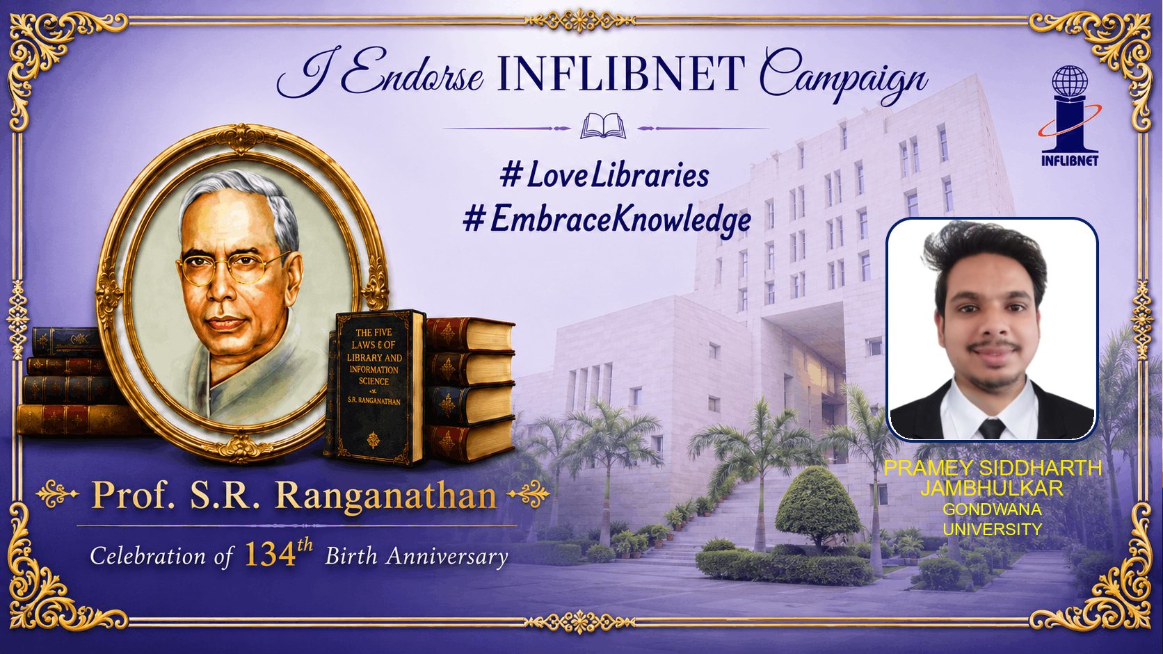 Library Day Endorse Badge