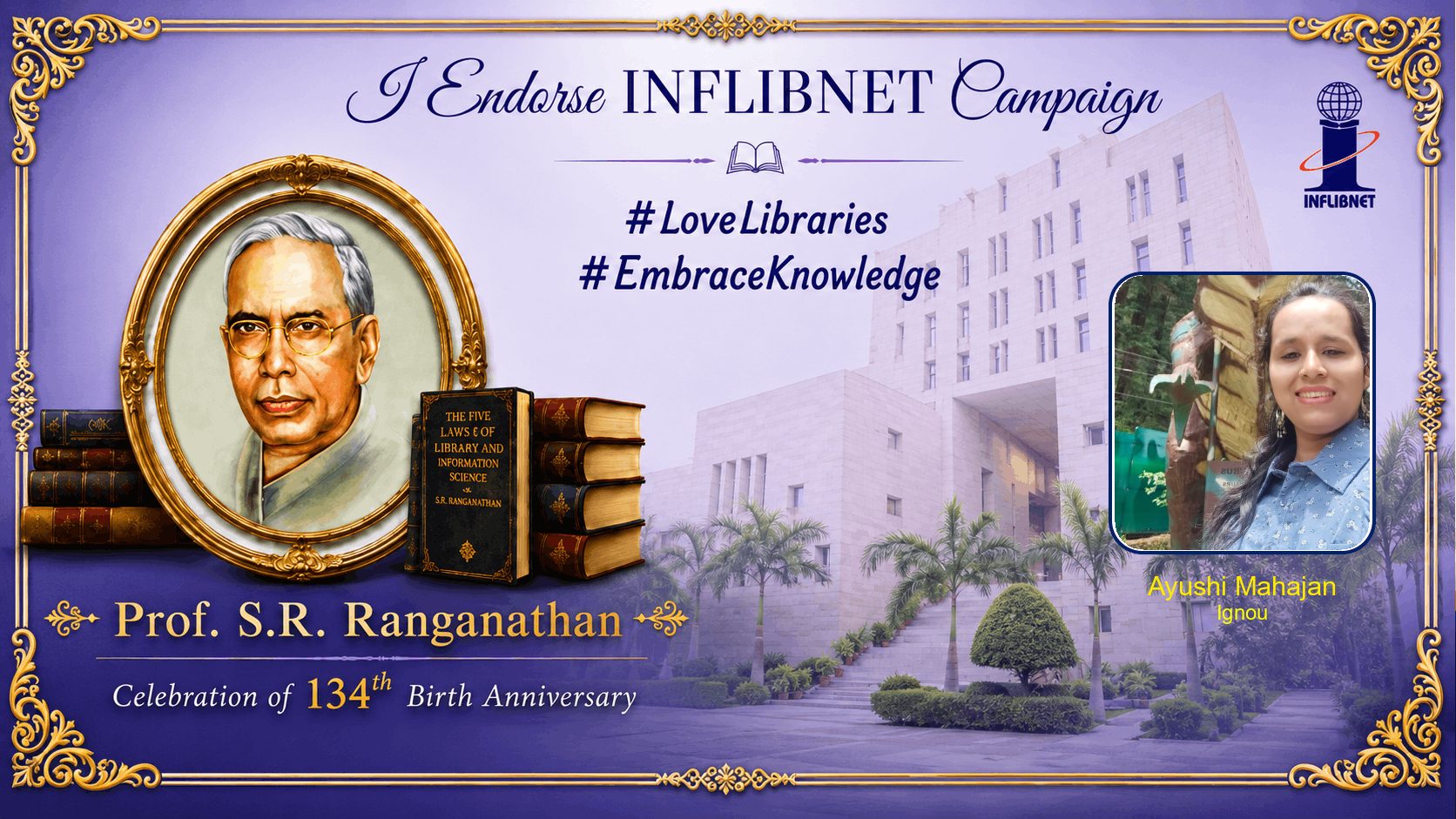 Library Day Endorse Badge