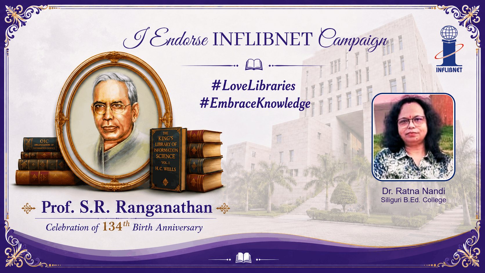 Library Day Endorse Badge