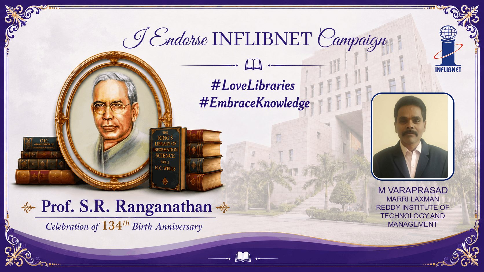 Library Day Endorse Badge