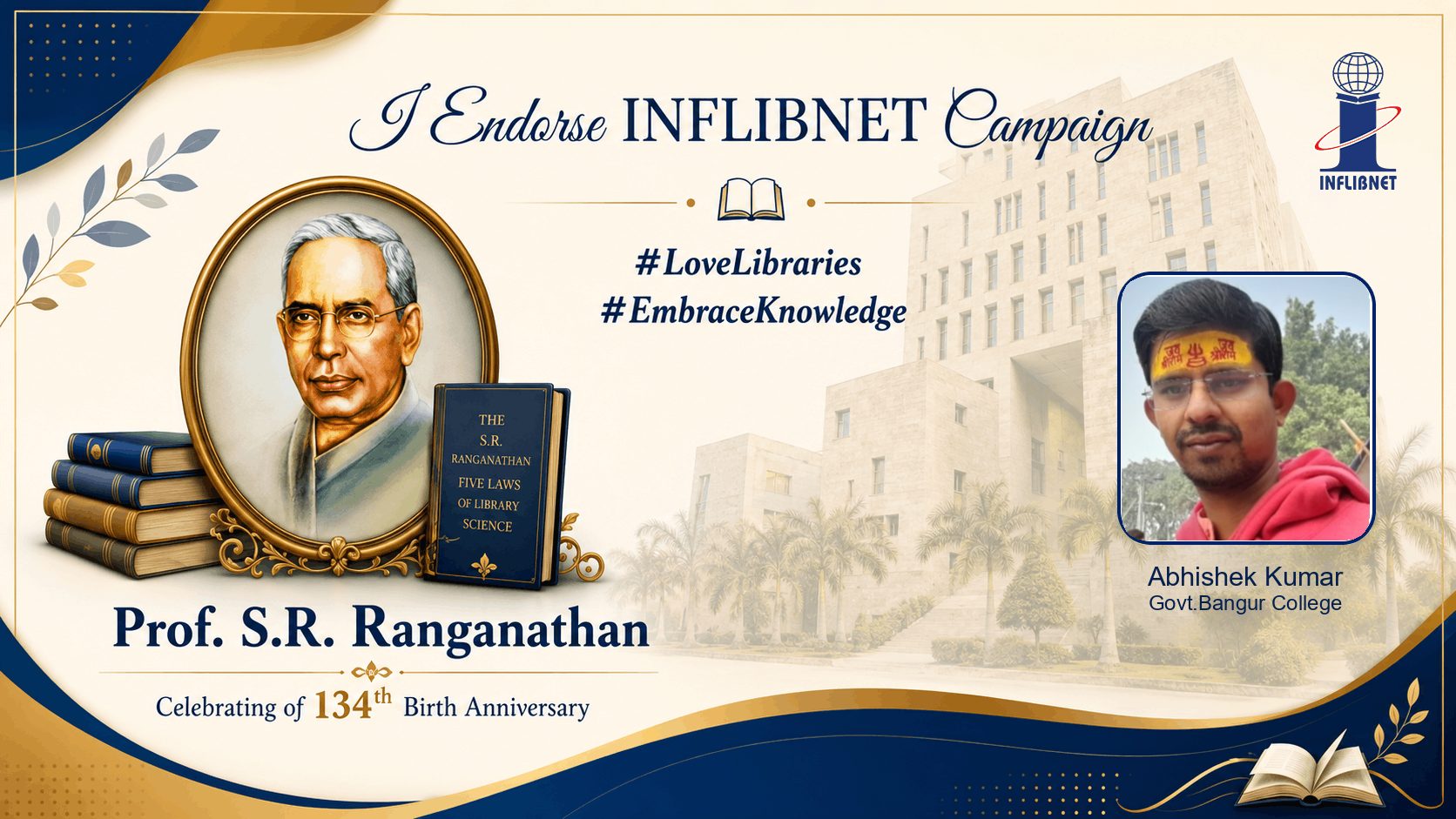 Library Day Endorse Badge