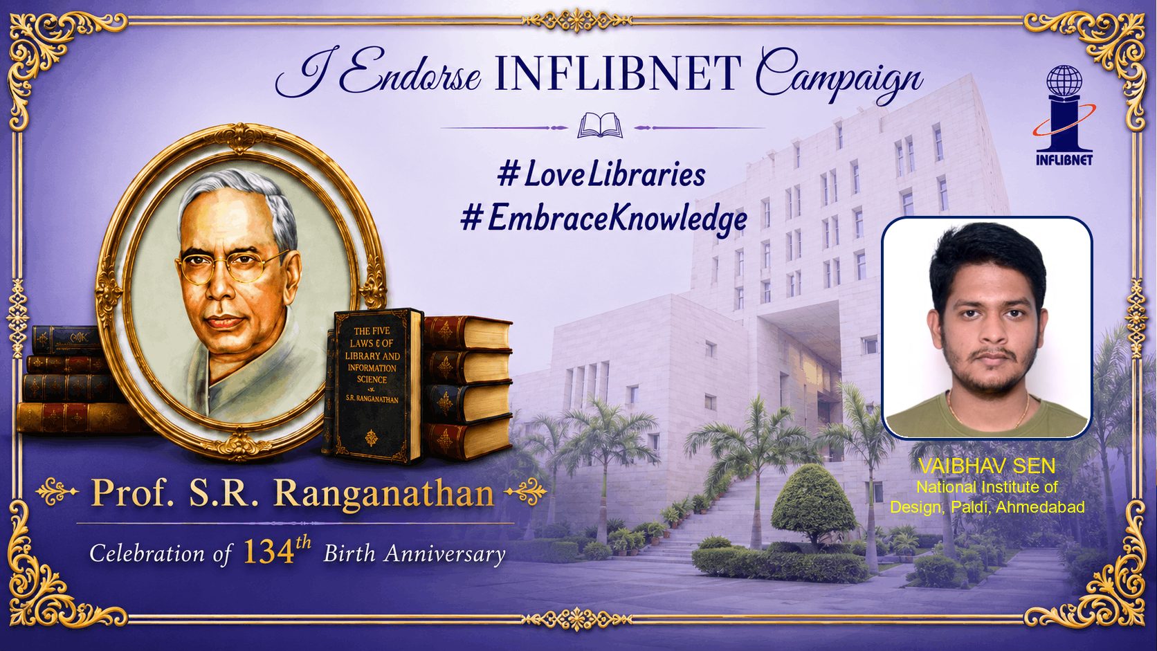 Library Day Endorse Badge