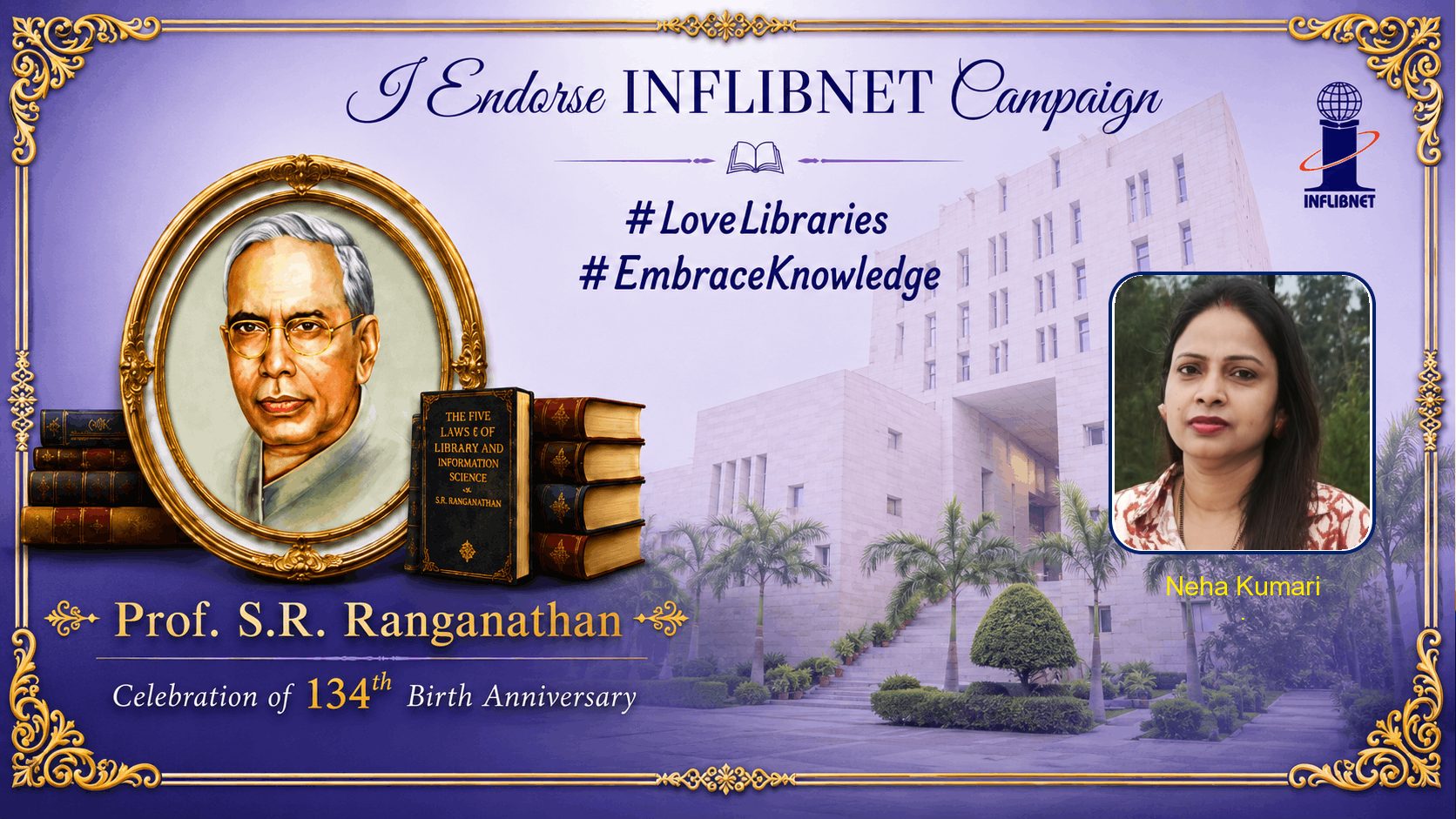 Library Day Endorse Badge