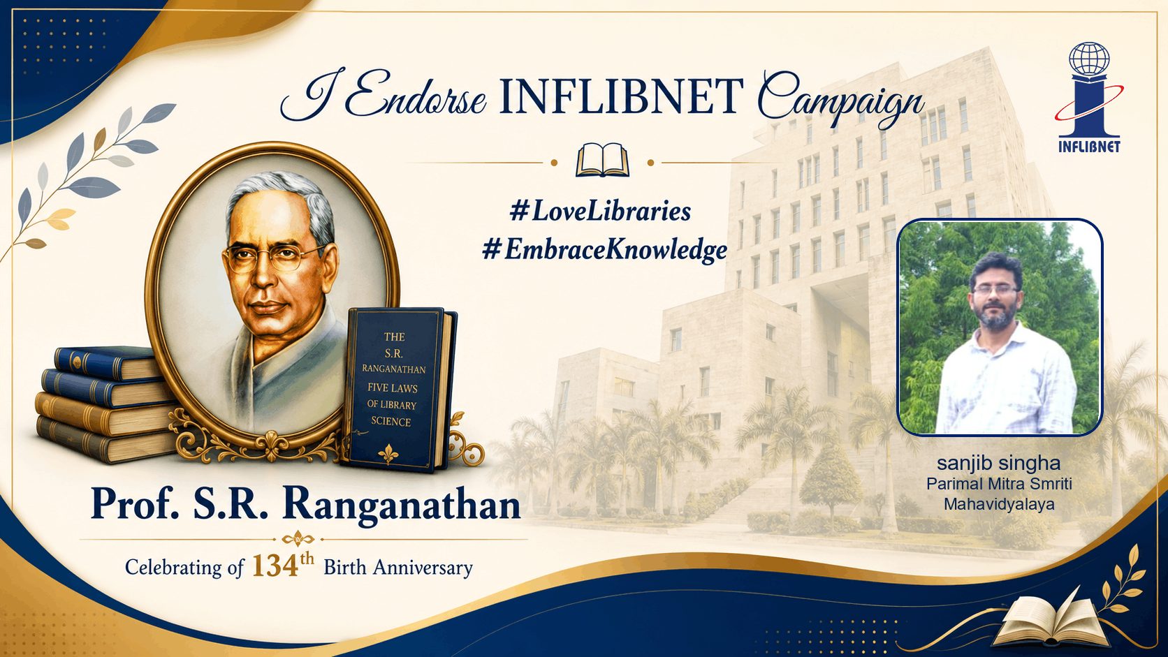 Library Day Endorse Badge