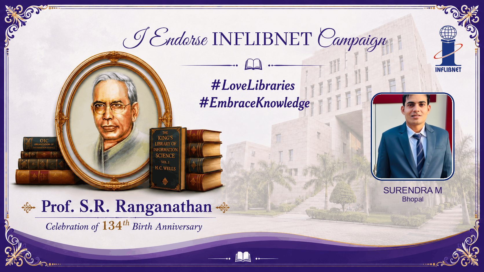 Library Day Endorse Badge