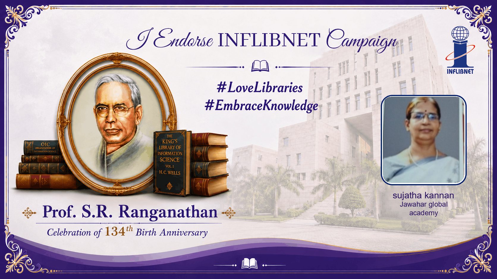Library Day Endorse Badge