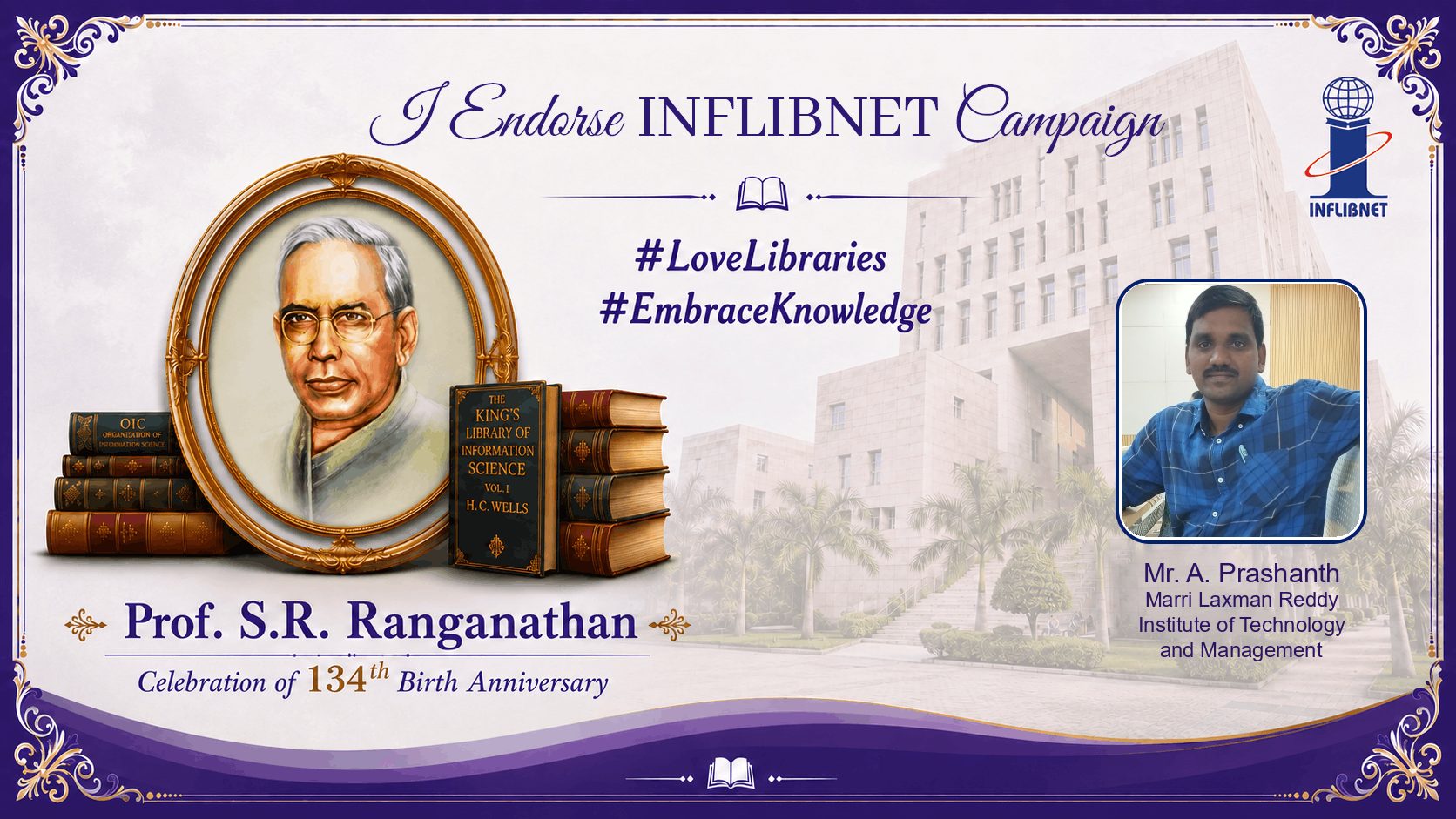 Library Day Endorse Badge