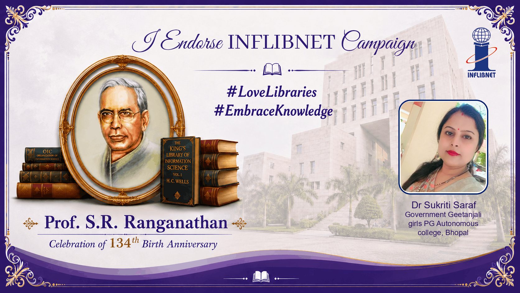 Library Day Endorse Badge