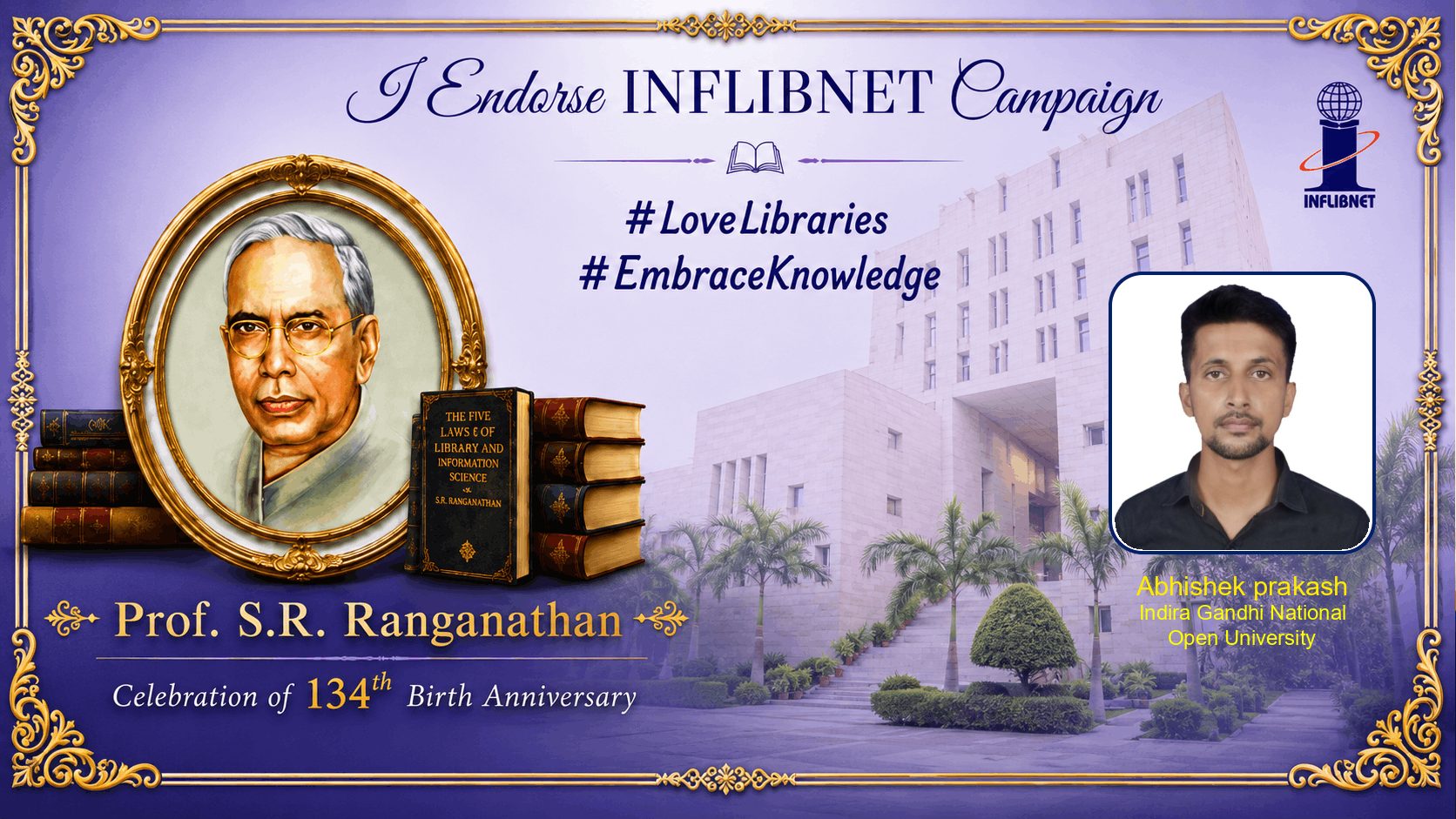 Library Day Endorse Badge