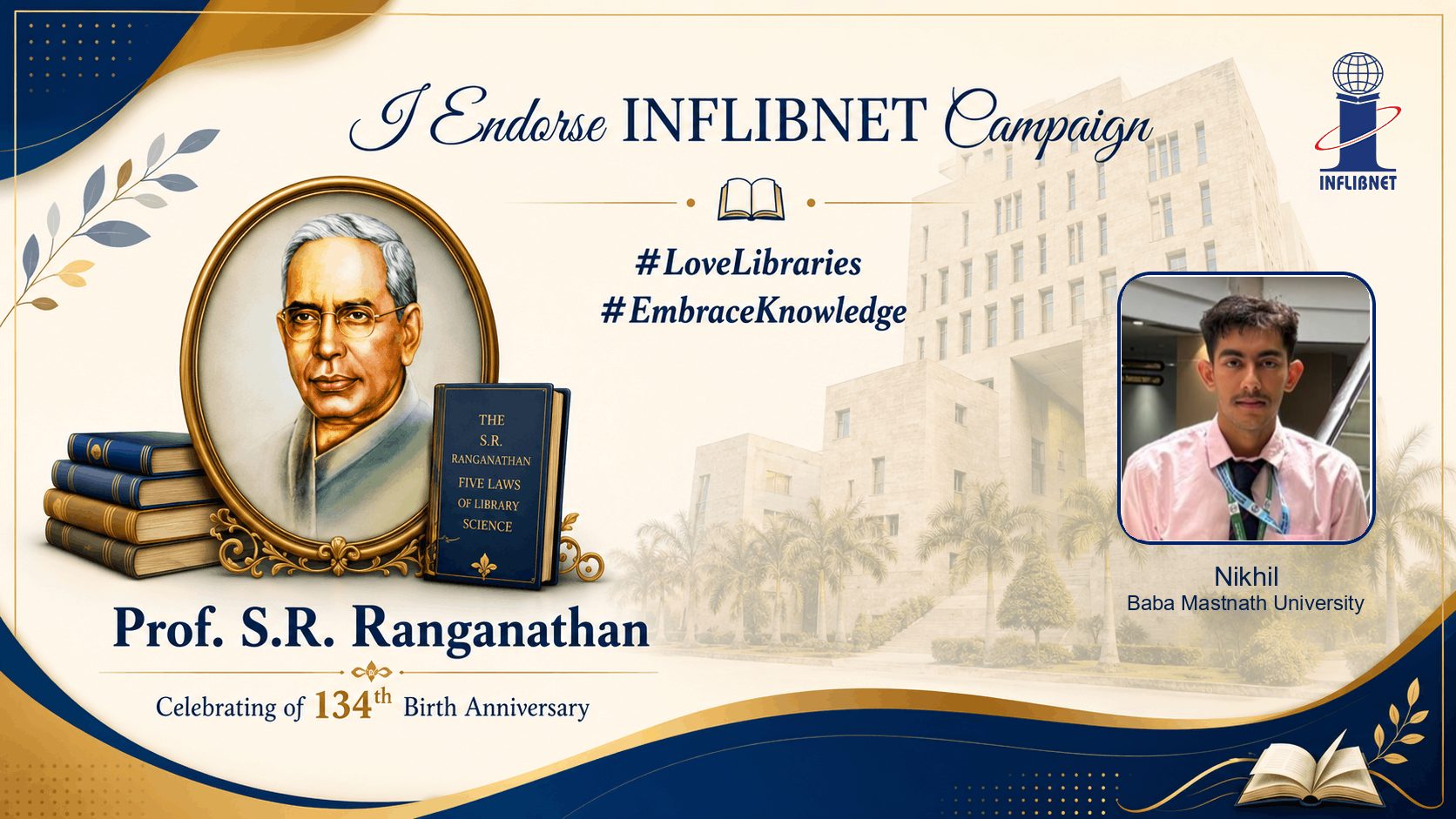 Library Day Endorse Badge