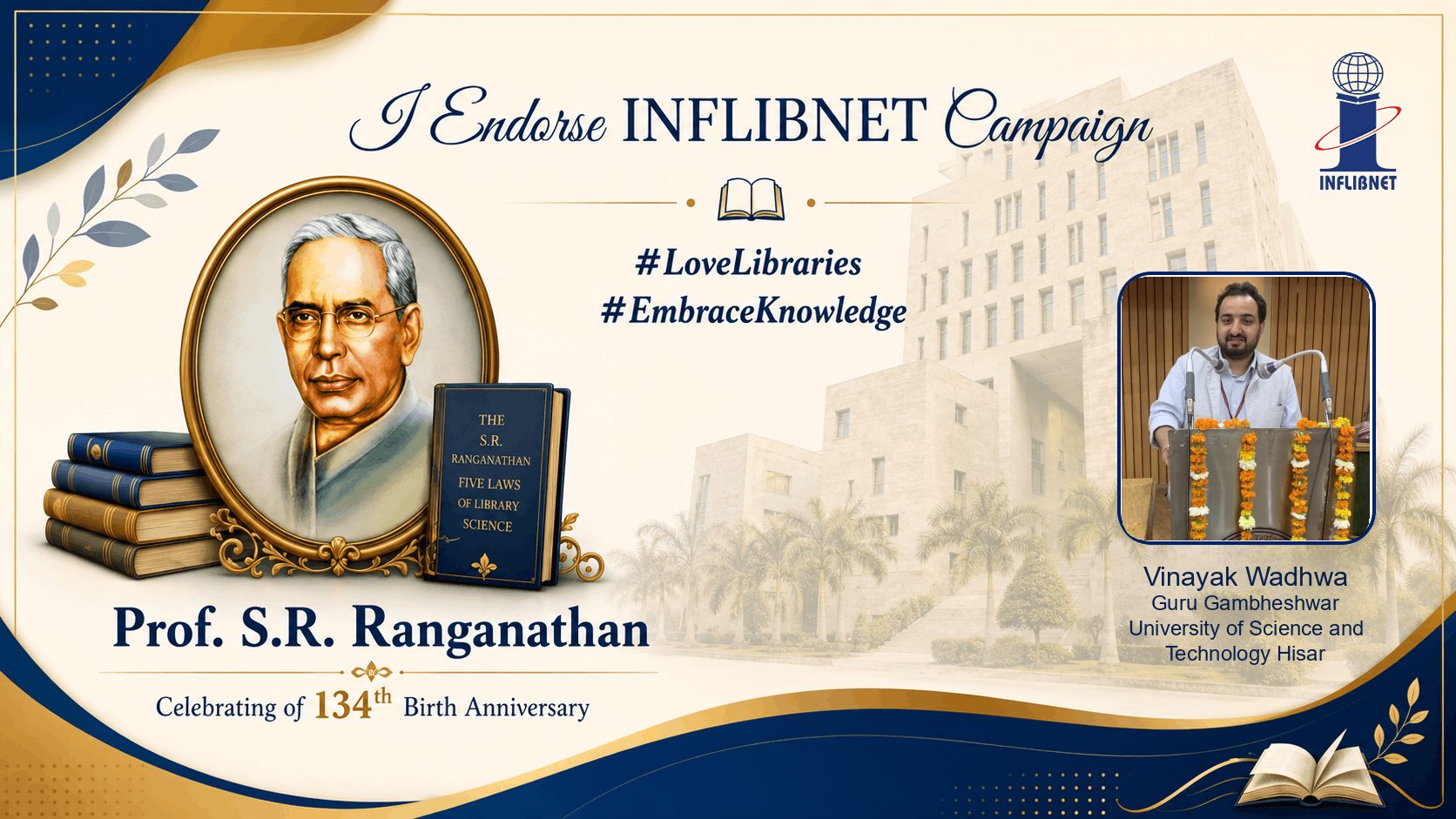Library Day Endorse Badge