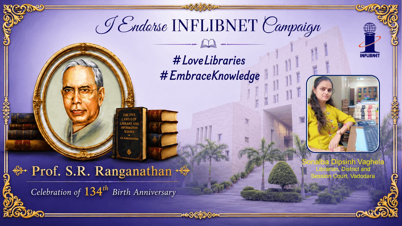 Library Day Endorse Badge